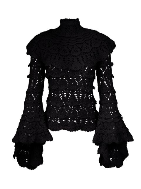Zimmermann LUNA HAND CROCHET SWEATER