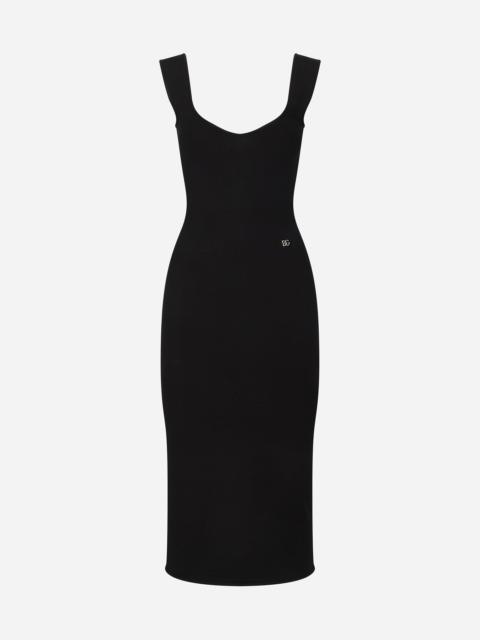 Dolce & Gabbana Sleeveless viscose knit dress