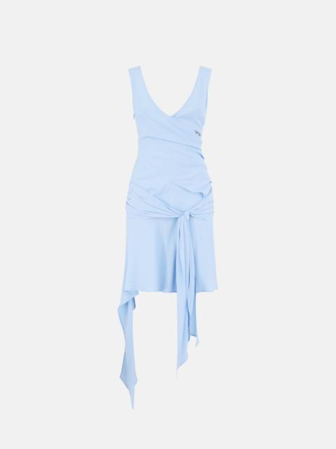 THE ATTICO BABY BLUE MINI DRESS
