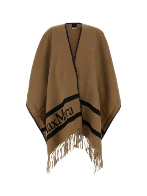 Max Mara Biscuit Wool Aris Cape