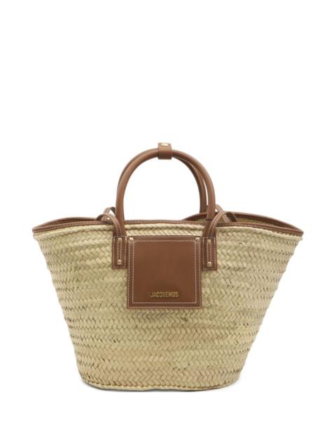 JACQUEMUS Jacquemus Women Le Panier Soli Rafia Basket Bag