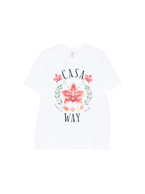 CASABLANCA Casablanca White T-Shirts & Vests - T-Shirts Men
