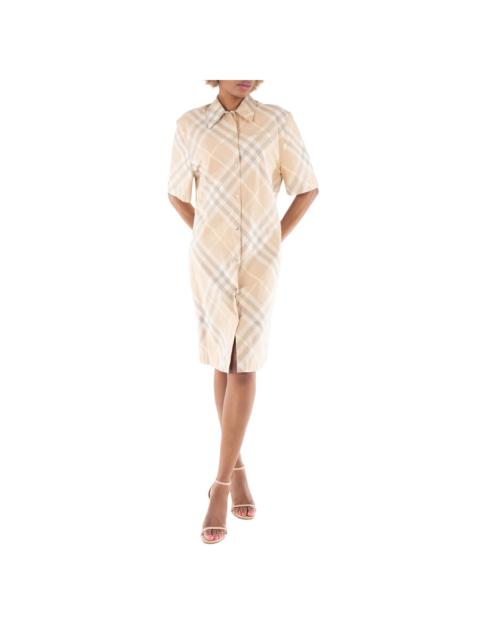Burberry Burberry Vintage-Check Cotton Shirt Dress