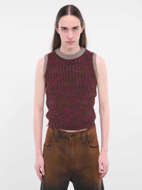 ECKHAUS LATTA Mohair Knit Vest