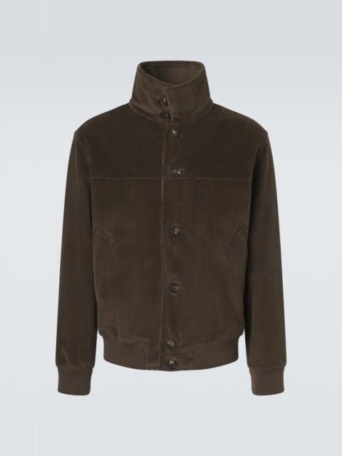 Loro Piana Merremma cotton corduroy bomber jacket