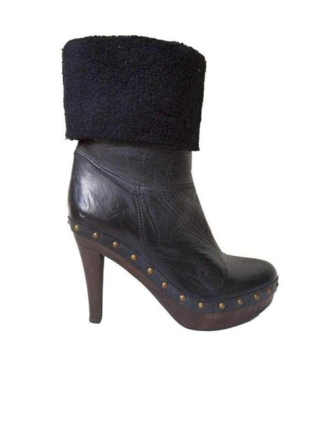 Other Designers Black Leather Boots