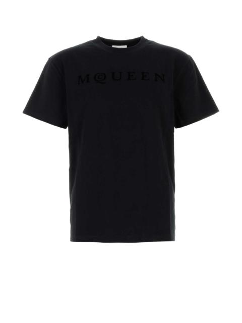 Alexander McQueen Alexander Mcqueen Men Black Cotton T-Shirt