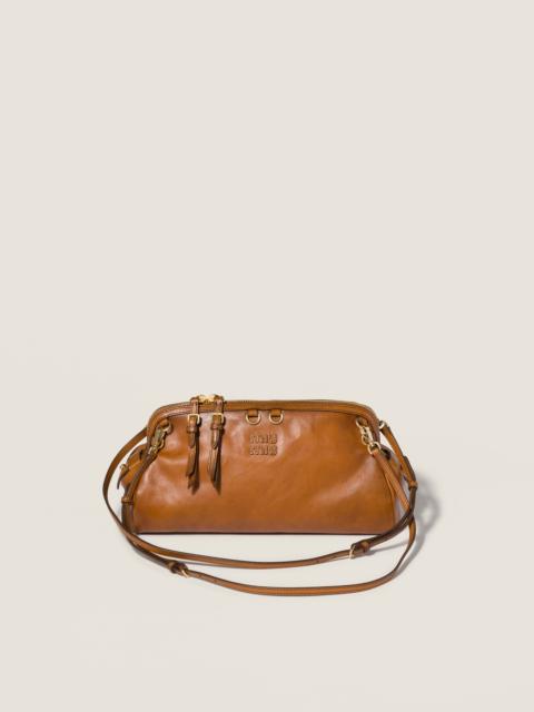 Miu Miu Caprice leather clutch
