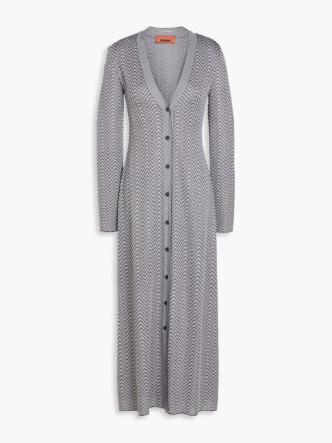 Missoni Metallic crochet-knit cardigan
