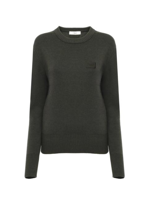 Chloé LOGO SWEATER IN A MERINO WOOL KNIT