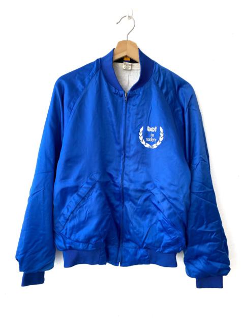 Other Designers Vintage - Vintage Pla-jack Dunbrooke Made in Usa Bomber Light Jacket