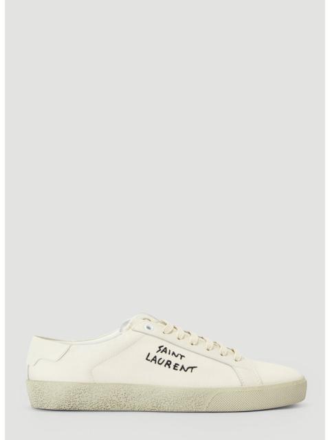 SAINT LAURENT Saint Laurent Women Court Classic Logo Sneakers