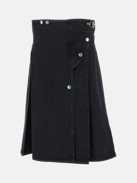 Marni Marni Women Wrap Denim Midi Skirt
