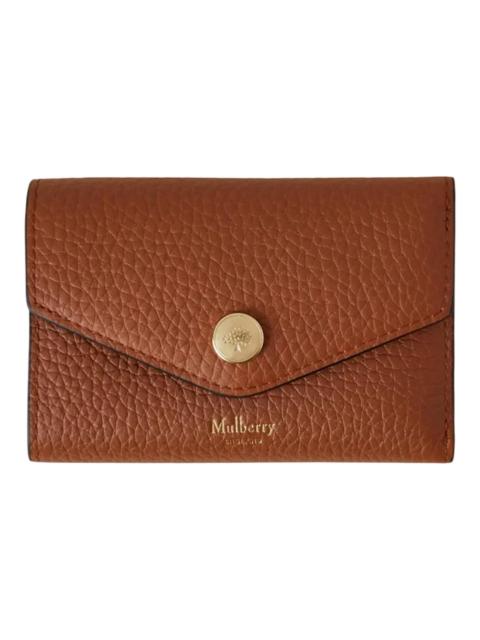 Mulberry Folded Multi-Card Wallet Heavy Grain (Chestnut)