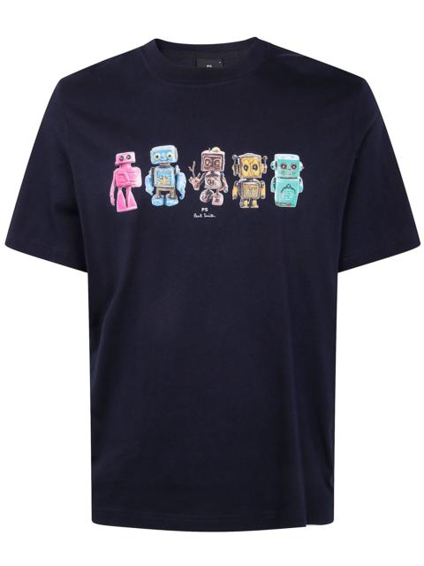Paul Smith Paul Smith Men Mens Reg Fit T Shirt Robots