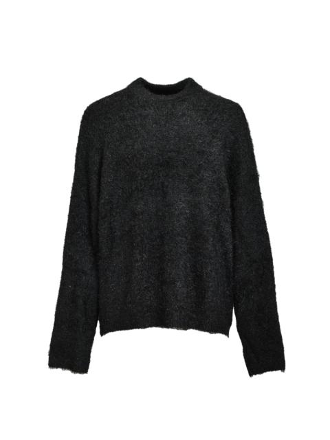 SAINT M×××××× CREW NECK KNIT/GLITTER / BLK