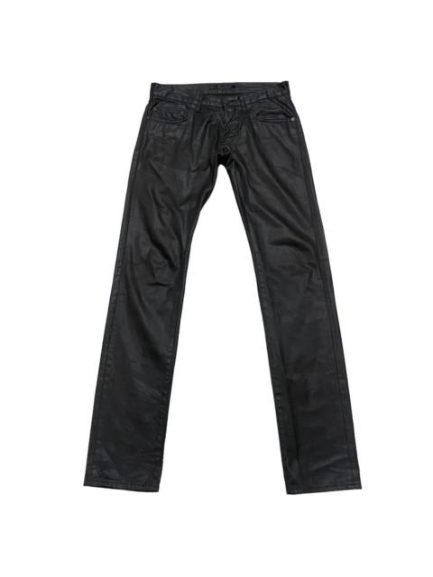 Other Designers Japanese Brand - Lithium Homme Black Waxed Denim Jeans Hedi Slimane