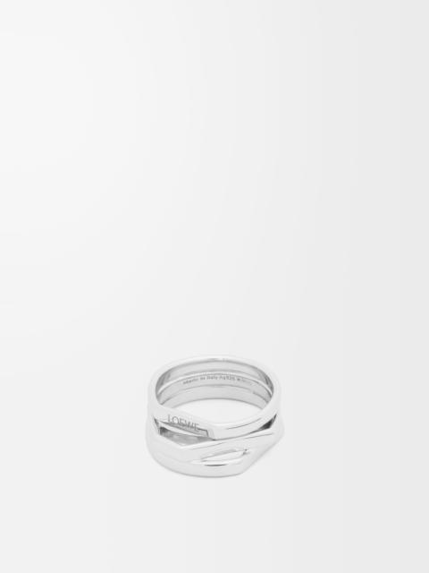 Loewe Stacked ring in sterling silver