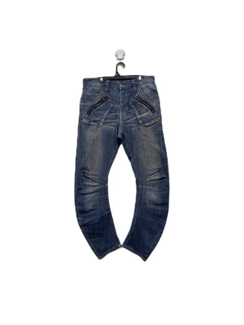 Other Designers PPFM Denim Rockability Punk Rock Rider Biker Style Curve