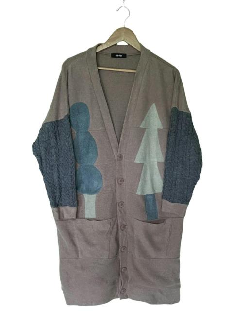 ISSEY MIYAKE Ne-Net Cardigan Long Sweaters Fleece