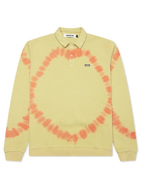 Metalwood Studio MINI METAL LOGO L/S THERMAL POLO - SLIME