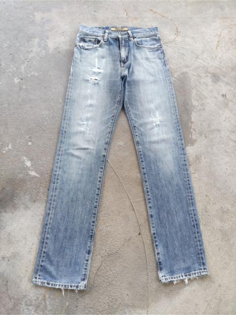 Other Designers Japanese Brand - Vintage Japanese Jean Distressed Faded Denim Pants