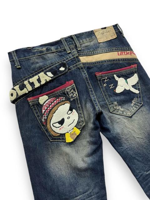 Other Designers FunSet of Art - Yoshitomo Nara x Lolita Jeans - Rare Y2K Art Denim W32