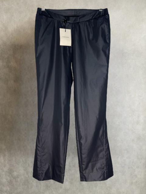 Archival Clothing - SS 2000 Costume National flared coated nylon trousers