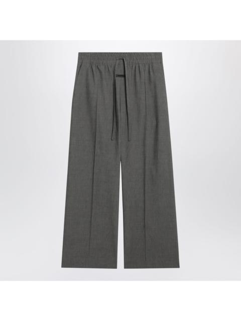 Fear of God Fear Of God Grey Wide-Leg Trousers In Wool Blend Men
