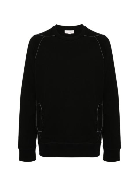 Alexander McQueen cotton jersey sweatshirt