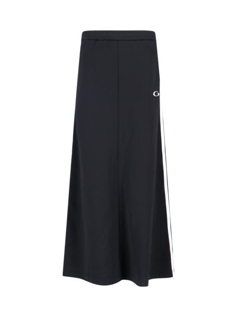 BALENCIAGA Maxi Logo Skirt