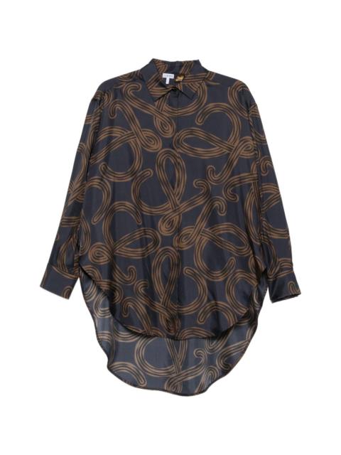 Loewe Loewe Paula's Ibiza Women Printed Silk Shirt