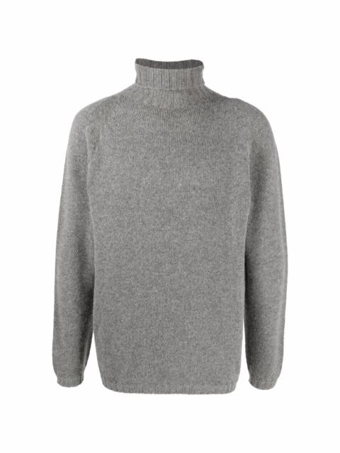 roll-neck wool-blend jumper