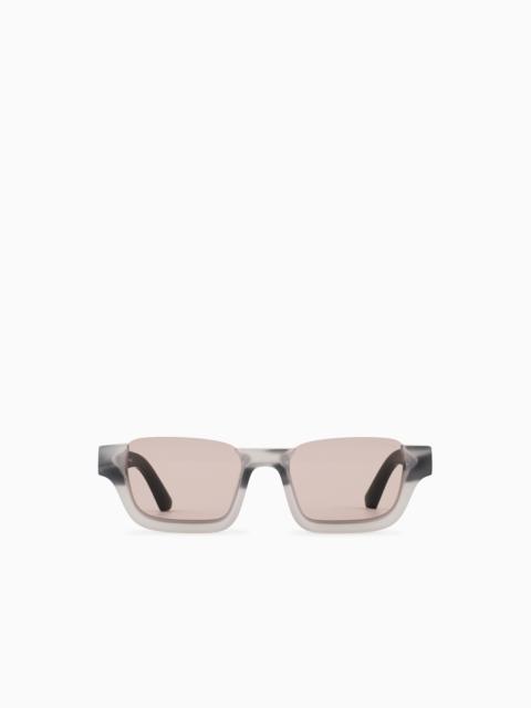 EMPORIO ARMANI MEN’S RECTANGULAR SUNGLASSES