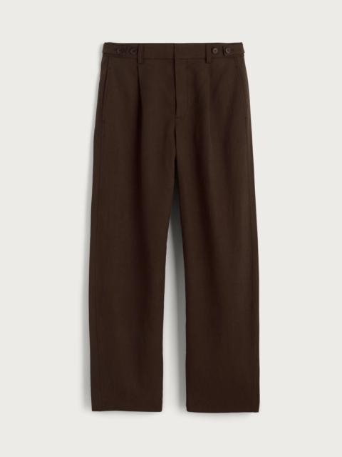 Madewell The Barrel-Leg Pant in Drapey Twill
