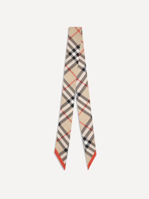Burberry Silk Check Scarf