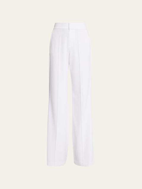 Alice + Olivia Dylan High-Waist Wide-Leg Pants