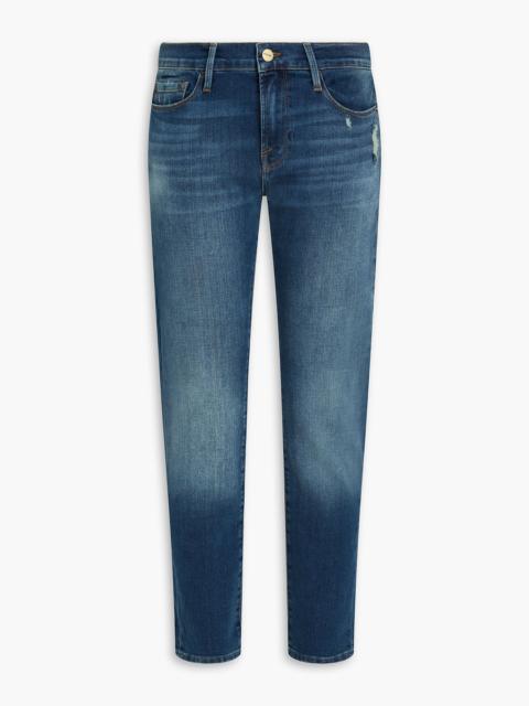 FRAME Le Garcon slim boyfriend jeans