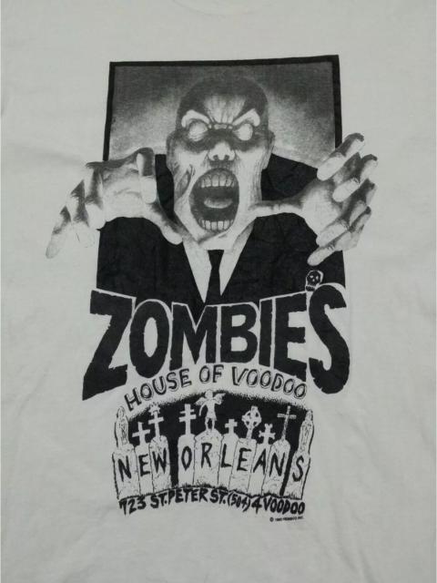 Other Designers Vintage - VTG 90'S ZOMBIES HOUSE OF VOODOO NEW ORLEANS 1995 T SHIRT