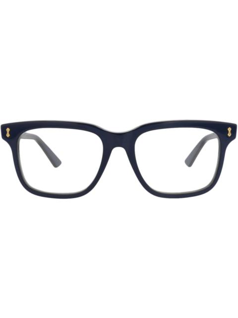 GUCCI Gucci Square-Frame Recycled Acetate Optical Frames Blue Blue Transparent (GG1265O-30013849-005)