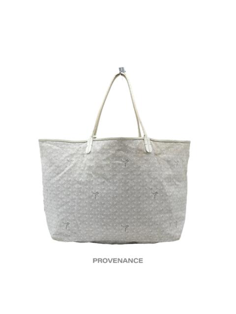 Goyard St. Louis Tote GM Bag - White Goyardine