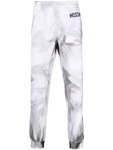 Moschino logo-print detail track pants