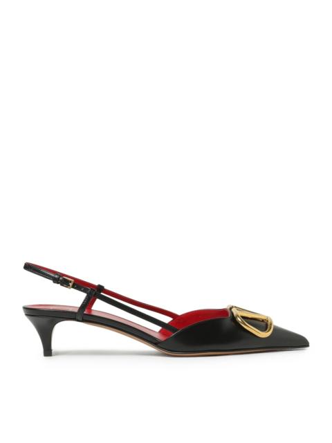 Valentino SLINGBACK WITH LEATHER LOGO