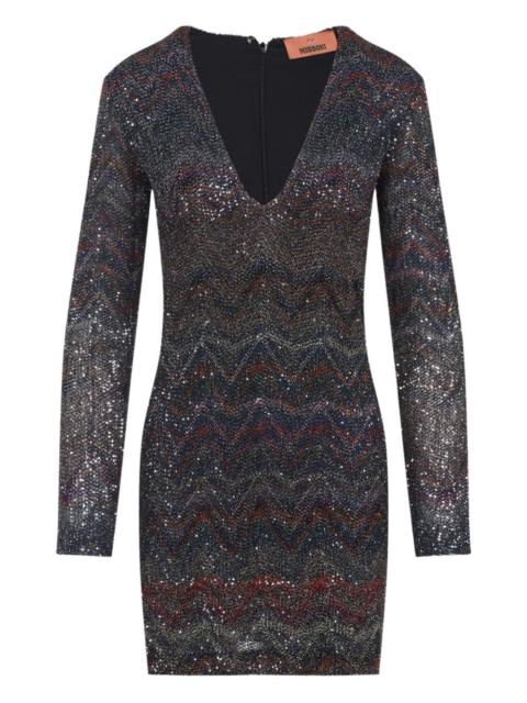 Missoni Missoni zigzag knit mini Dress