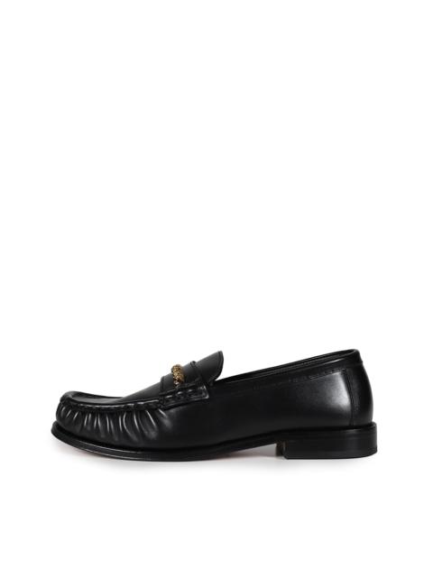ERNEST W. BAKER GOLD CHAIN LOAFERS / BLK GLD