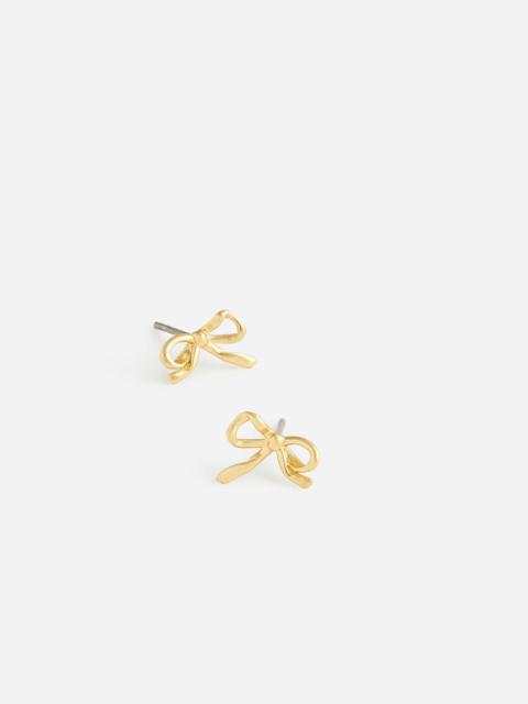 Madewell Metal Mini Bow Stud Earrings