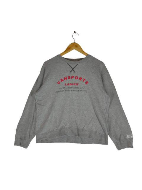 Other Designers Designer - VANSPORT Spell Out Skate Crewneck Large Size Sweatshirt
