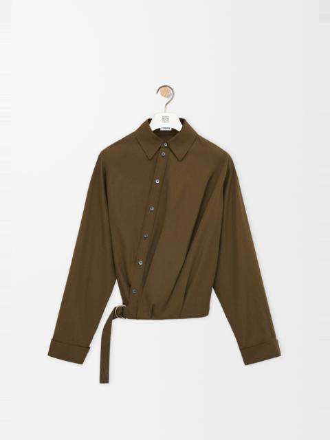 Loewe Draped shirt in cotton