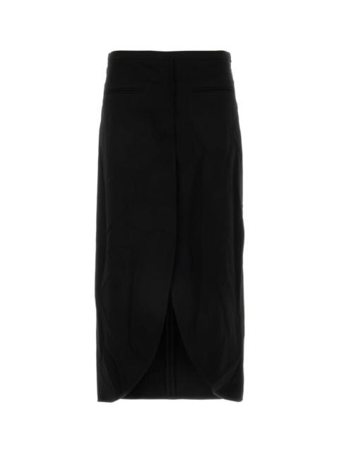 courrèges Courreges Women Black Polyester Blend Skirt