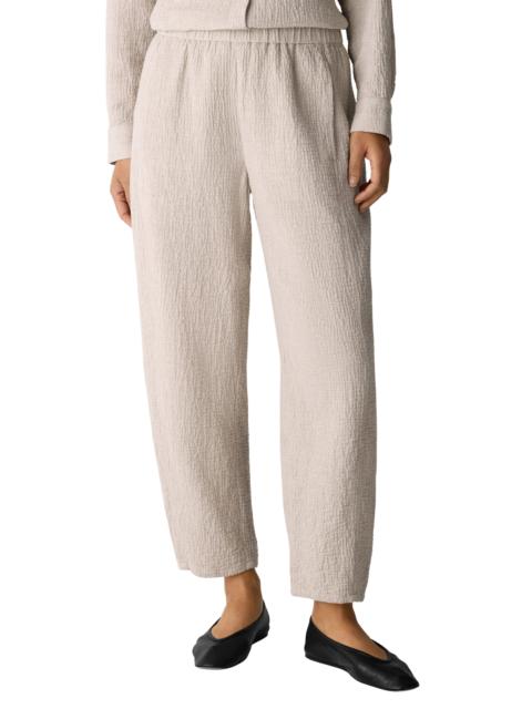 EILEEN FISHER Eileen Fisher Stretch Organic Cotton Ankle Lantern Pants in Dove at Nordstrom